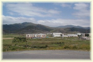 Typical small town in Armenia